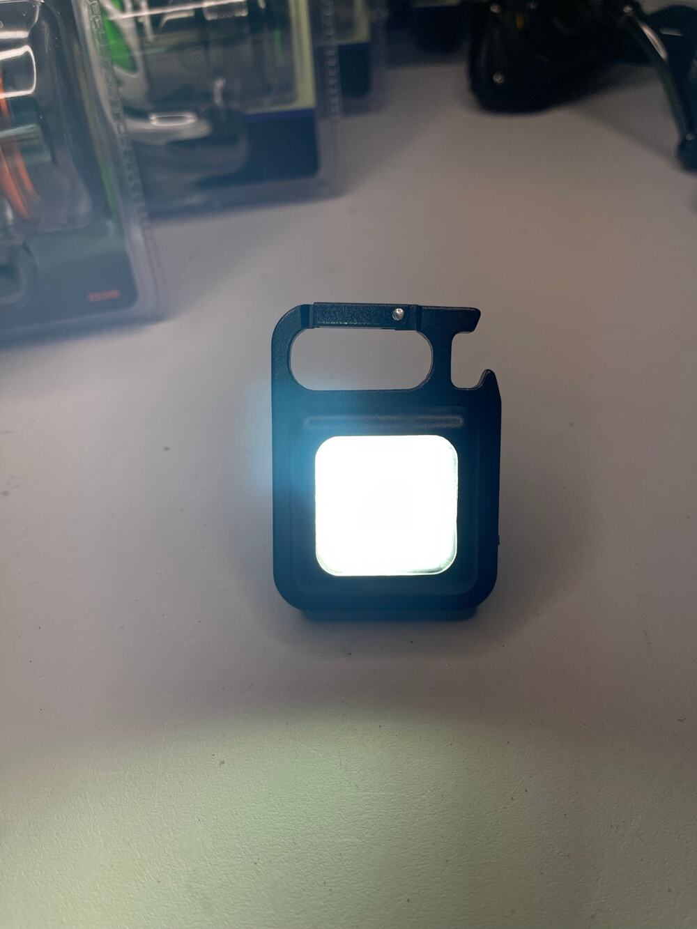 Rechargeable Keychain or Carabiner Magnetic LED Light